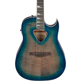 Ibanez ALT50FA Altstar Acoustic-Electric Guitar Flamed Basswood, Blue Doom Burst