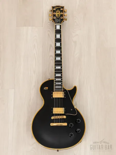 Электрогитара Gibson Les Paul Custom HH Black w/case USA 1987