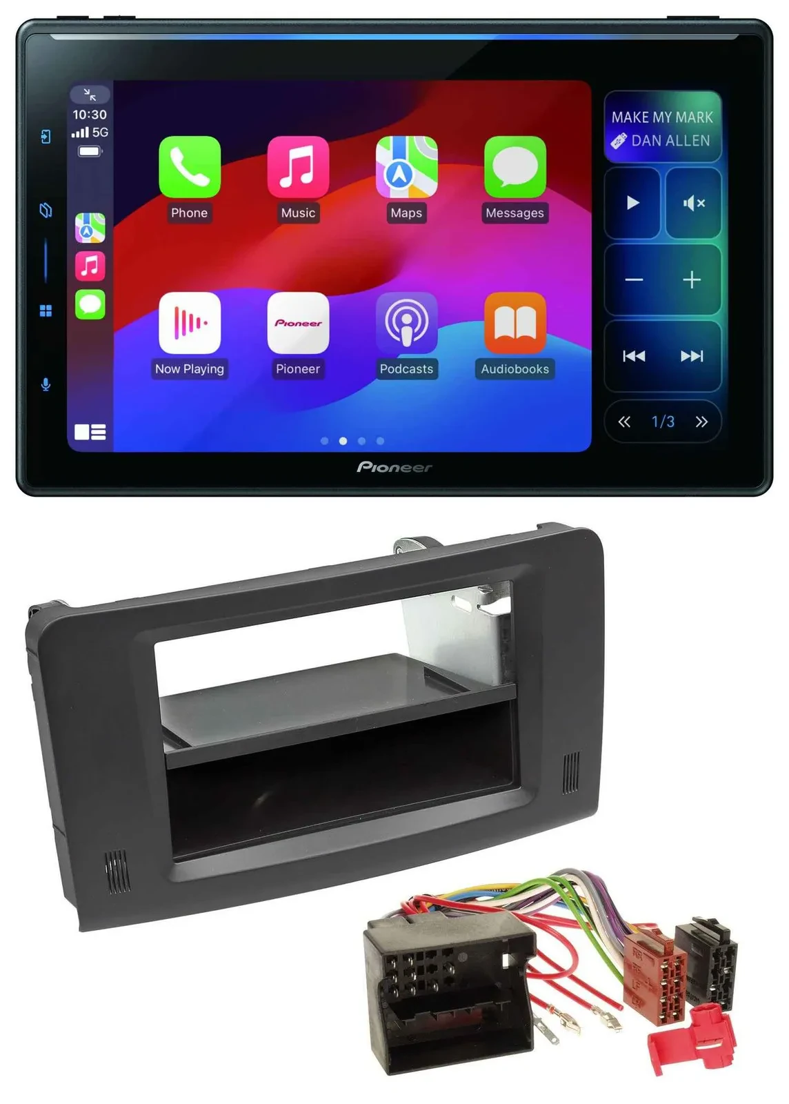 Pioneer Bluetooth DAB MP3 USB Autoradio für Mercedes M-Klasse W164 05-11 Profiva