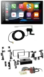 Pioneer MP3 USB Bluetooth DAB 2DIN Autoradio für Nissan Versa ab 07 Xterra ab 13
