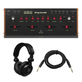 Behringer Solina String Ensemble Classic Analog Synthesizer, Bundle with TAPH100