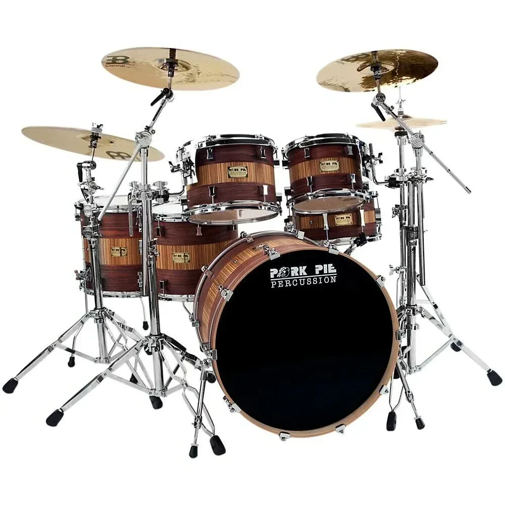 Ударная установка Pork Pie Rosewood Zebra Maple (набор, 5 шт.) клён, палисандр зебра