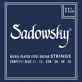 Струны для электрогитары Sadowsky Blue Label Nickel Plated Steel 11-50