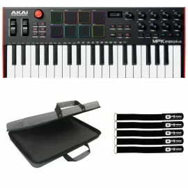 Akai MPKMINIPLUS 37-Key MPK Mini Keyboard with EVA Carrying Case