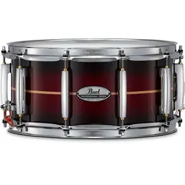 Малый барабан Pearl Professional Series 14 x 6.5 in. Redburst Stripe