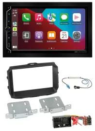 Автомагнитола для Alfa Romeo Giulietta 940 ESX 2DIN, DAB, USB, MP3, Bluetooth (Facelift, с 2013)
