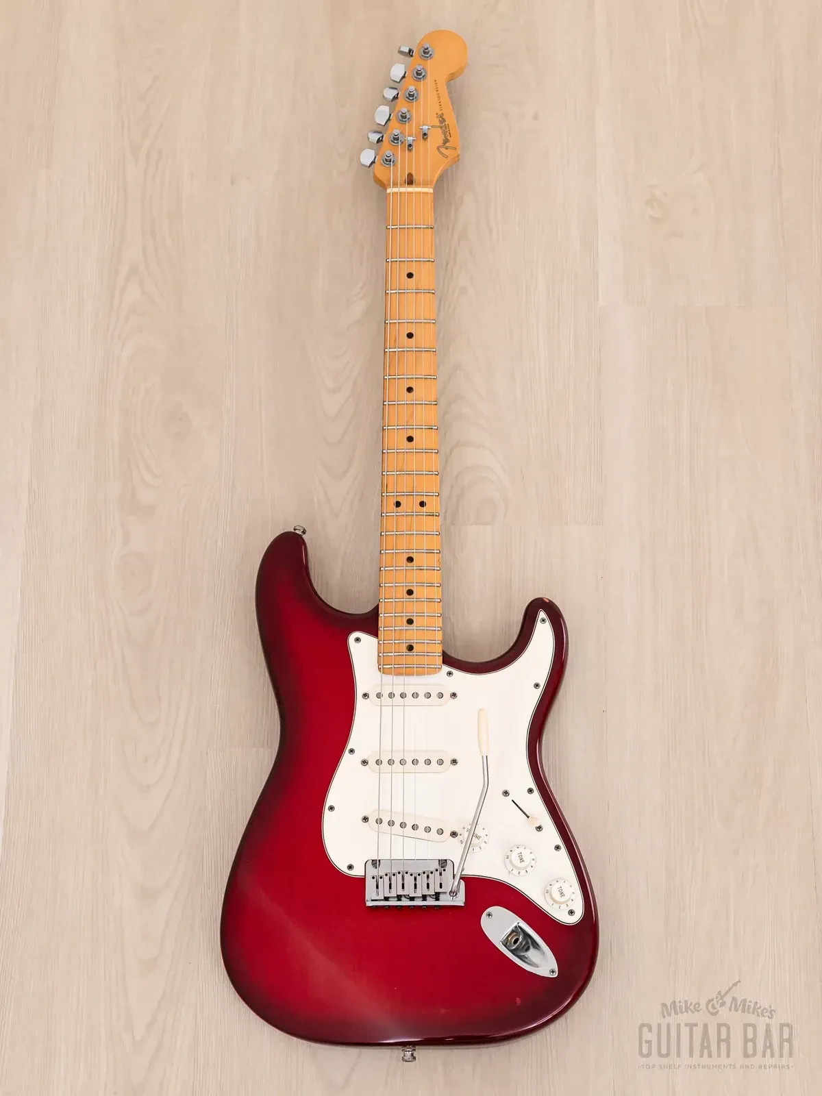 Электрогитара Fender American Standard Stratocaster SSS Crimsonburst w/case USA 1995