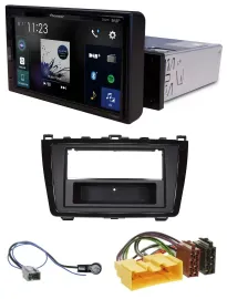 Pioneer DAB MP3 Bluetooth USB Autoradio für Mazda 6 (08-12) - glänzend