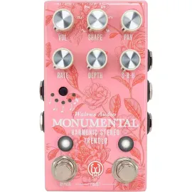 Педаль эффектов для электрогитары Walrus Audio Monumental 2024 Floral Series Limited Edition Stereo Harmonic Tap Tremolo