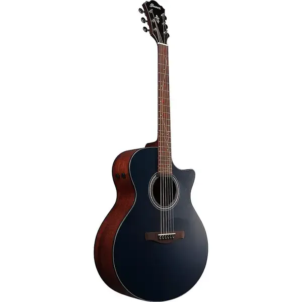 Электроакустическая гитара Ibanez AE275 Sitka Spruce-Okoume Dark Tide Blue Flat