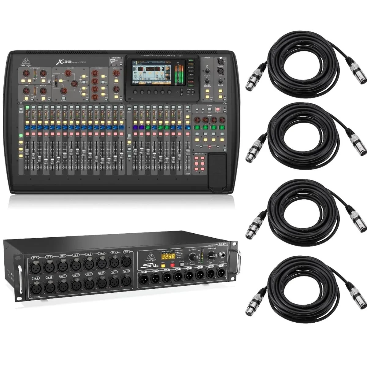Behringer Behringer X32 Compact 40-Input 25-Bus Digital Mixing Console with 16 P