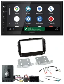 Kenwood DAB Bluetooth USB Lenkrad 2DIN Autoradio für Alfa Giulietta 14-21 Infoad