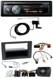 Pioneer Bluetooth DAB Lenkrad USB CD Autoradio für Saab 9-5 YS3E Facelift 2005-2