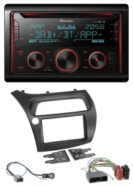 Pioneer 2DIN DAB MP3 Bluetooth USB CD Autoradio für Honda Civic (2006-2012)