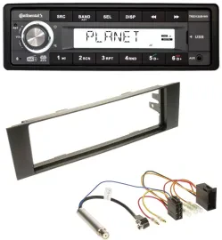 Автомагнитола для Audi A3 (8P, 2003–2006) Continental 1-DIN, USB, AUX, DAB, MP3, ISO