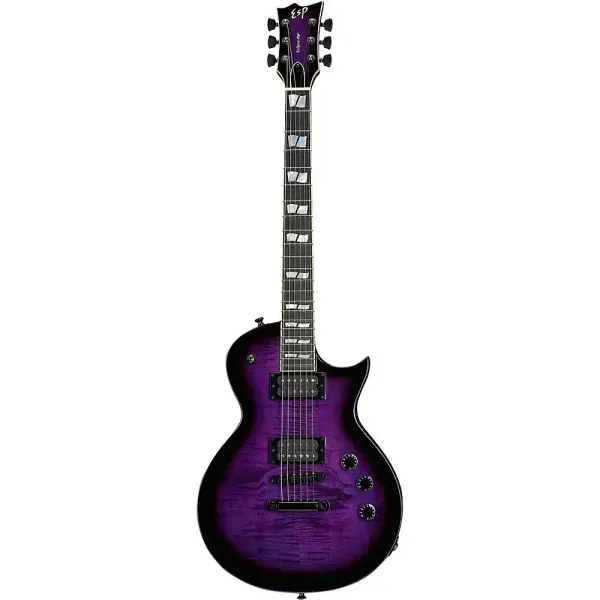 Электрогитара ESP USA Eclipse Dark Purple Sunburst с кейсом