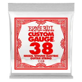 Струна для электрогитары Ernie Ball P01138 Custom gauge, сталь никелированная, калибр 38
