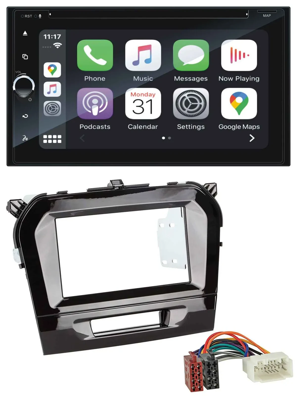 Автомагнитола для Suzuki Vitara (с 2015) Blaupunkt 2DIN Bluetooth DAB USB DVD MP3