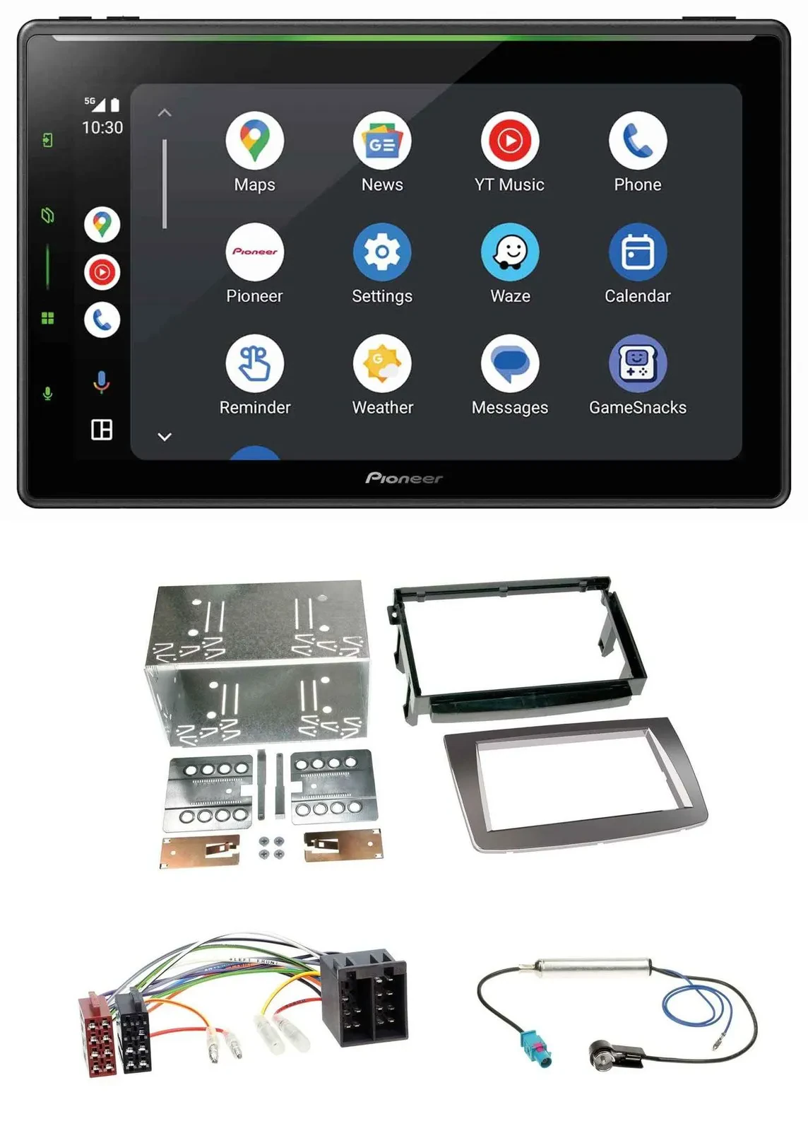 Pioneer 2DIN MP3 USB Bluetooth DAB Autoradio für Alfa Romeo Mito ISO 955 08-14 s