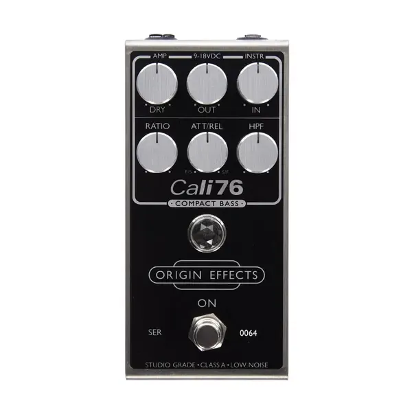 Педаль эффектов для бас-гитары Origin Effects Special Edition Cali76 Compact Bass 1964 Black Panel Compressor