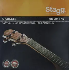 Струны для укулеле Stagg UK-2841-NY clear nylon