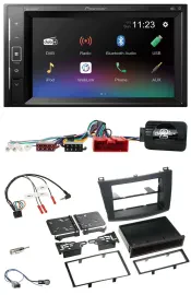 Pioneer DAB Lenkrad 2DIN Bluetooth USB Autoradio für Mazda 3 09-13 Can-Bus
