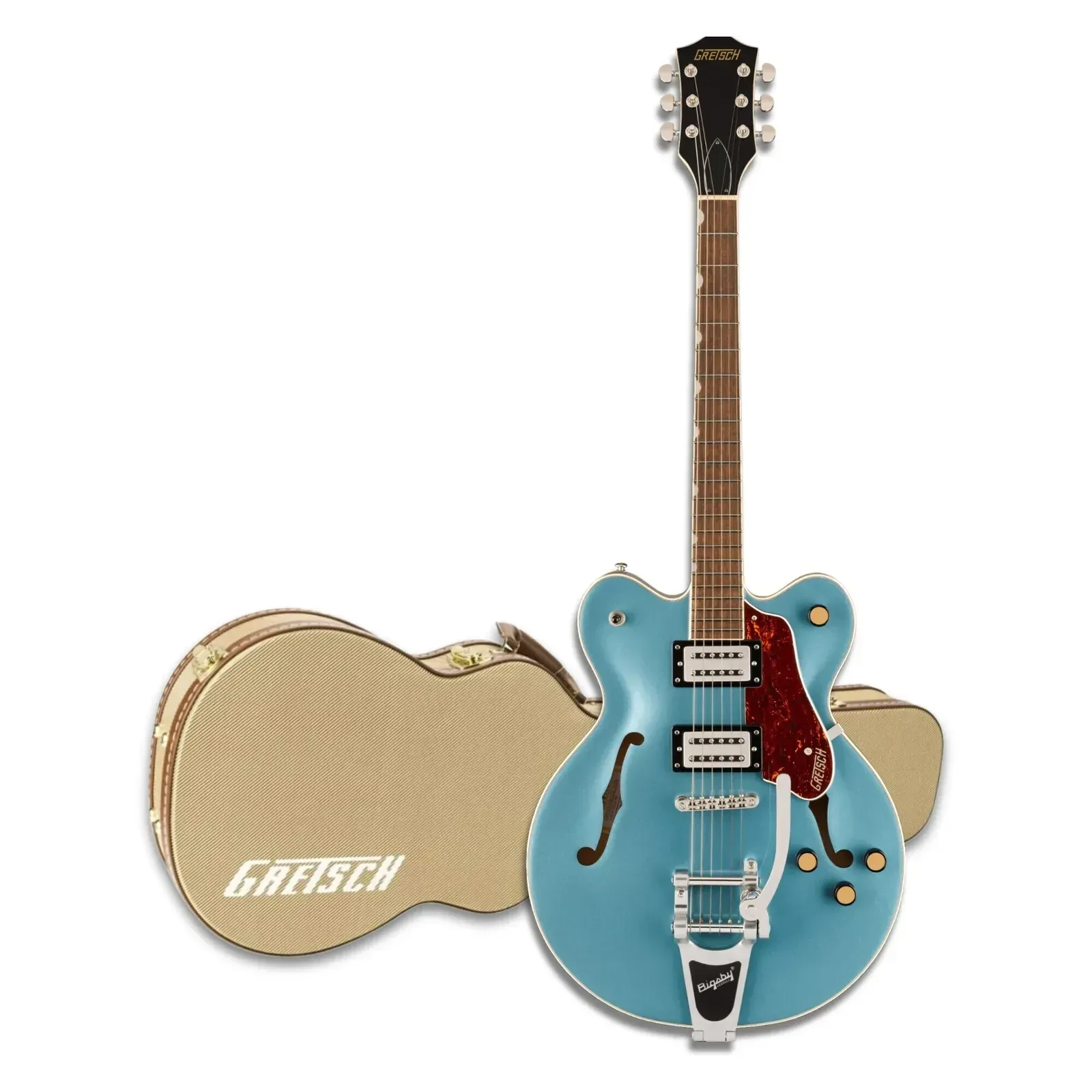 Gretsch G2622T Streamliner Center Block Arctic Blue Electric Guitar Bundle