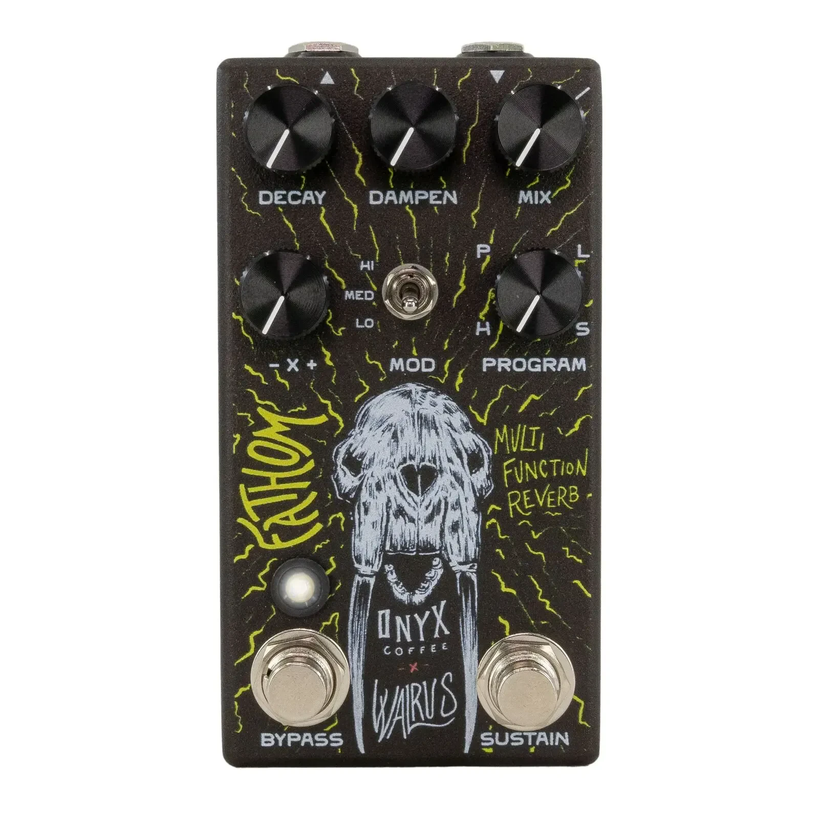 Педаль эффектов для электрогитары Walrus Audio Fathom Multi-Function Reverb Effects Pedal, Onyx Limited Edition