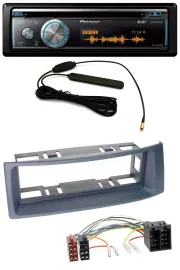 Автомагнитола Pioneer для Renault Scenic/Megane (до 2003), CD, USB, Bluetooth, DAB, MP3, серый