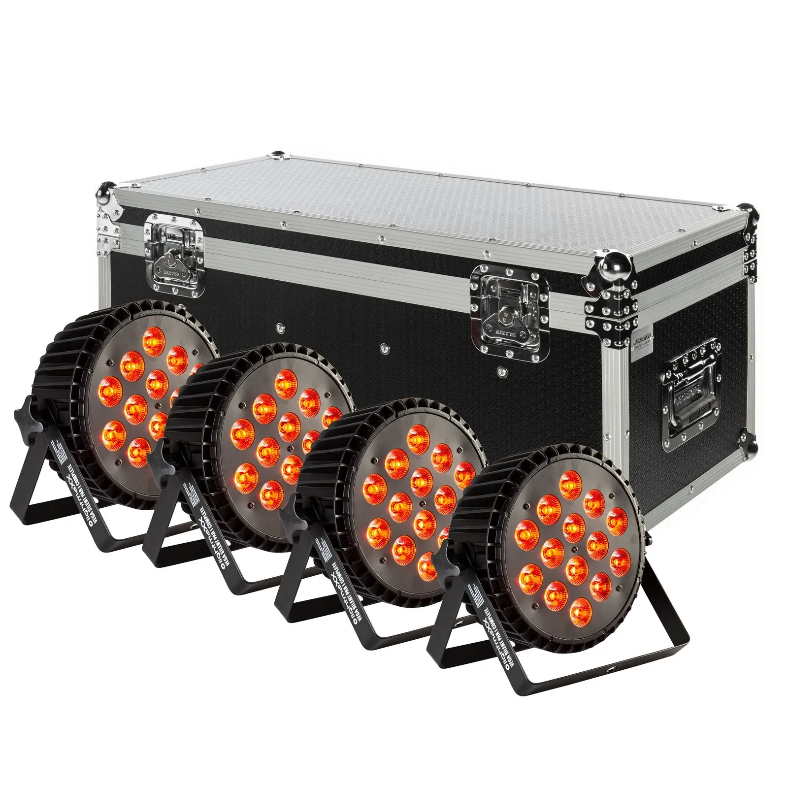 Прожектор lightmaXX VEGA Silent PAR I Tour (набор, 4 шт.) 140W LED RGBAW DMX Powerlink