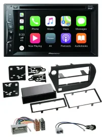 Pioneer MP3 USB DVD Bluetooth DAB 2DIN Autoradio für Honda Insight ZE2 09-13