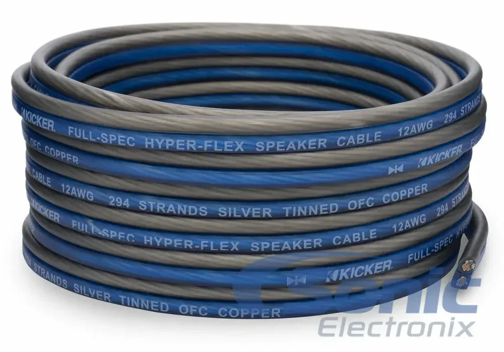 Кабель акустический для автоаудио Kicker 46QW1220 20 ft, 12 AWG, медный