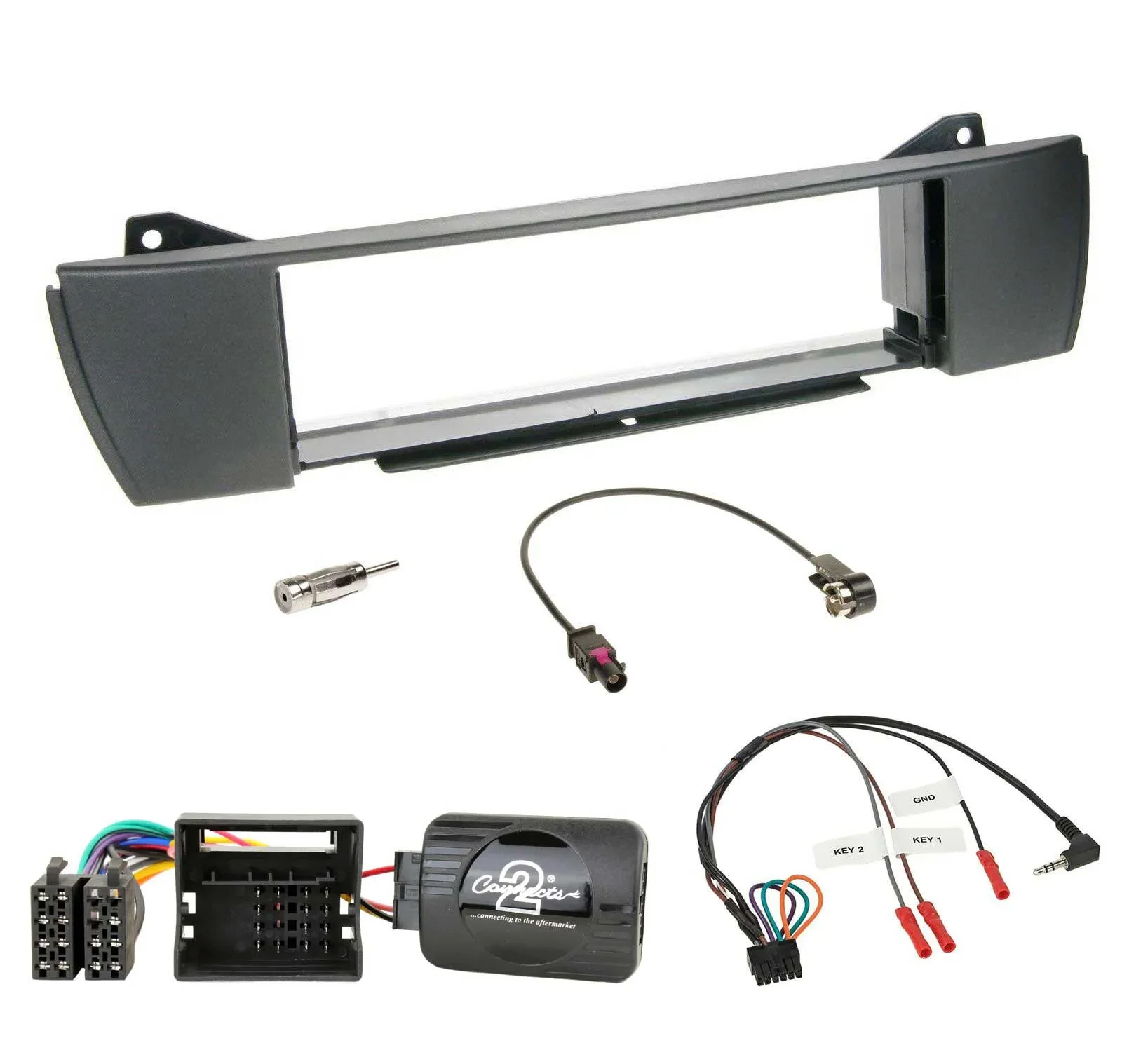 Einbauset Lenkradadapter DIN Autoradio für BMW Z4 E85 2003-2008