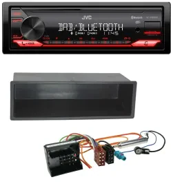 Автомагнитола JVC Bluetooth, USB, DAB, MP3 для Peugeot 207/307/Expert/Partner