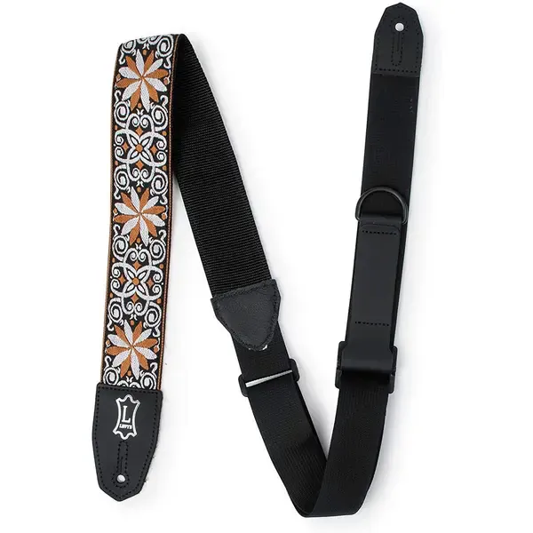 Ремень для гитары Levy Right Height 2-Inch Wide Jacquard Weave Guitar Strap with 60s Style Hootena