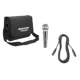 Audio MS 58 MKII Dynamisches Gesangsmikrofon Set Niere 50-14000 Hz inkl. Kabel