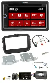 Blaupunkt Bluetooth DAB 2DIN USB DVD Lenkrad Autoradio für Alfa Giulietta 2013-2