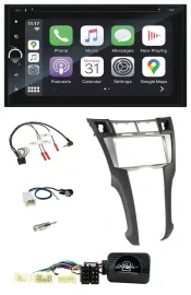 Blaupunkt 2DIN Bluetooth DAB USB DVD Lenkrad Autoradio für Toyota Yaris 2006-201