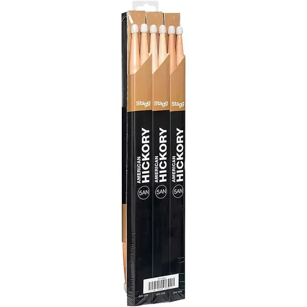 Барабанные палочки Stagg Maple Drum Sticks Wood 2B (12 пар)