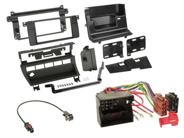Einbauset Doppel DIN Autoradio für BMW 3er 2002-2006 5 Schalteröffnung