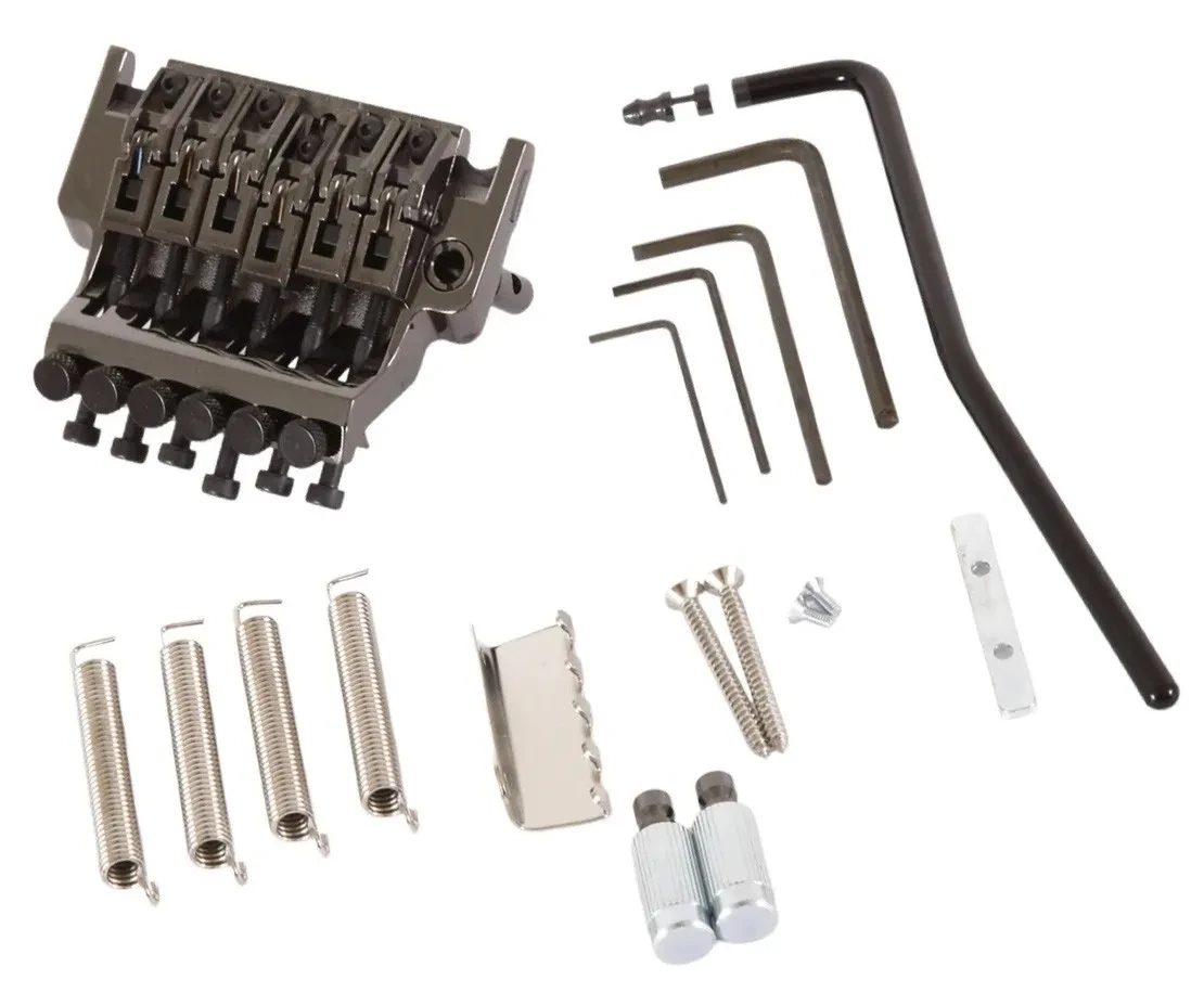 Ibanez EDGE Guitar Tremolo Bridge with 31mm Block, 2ED1R31K - COSMO BLACK