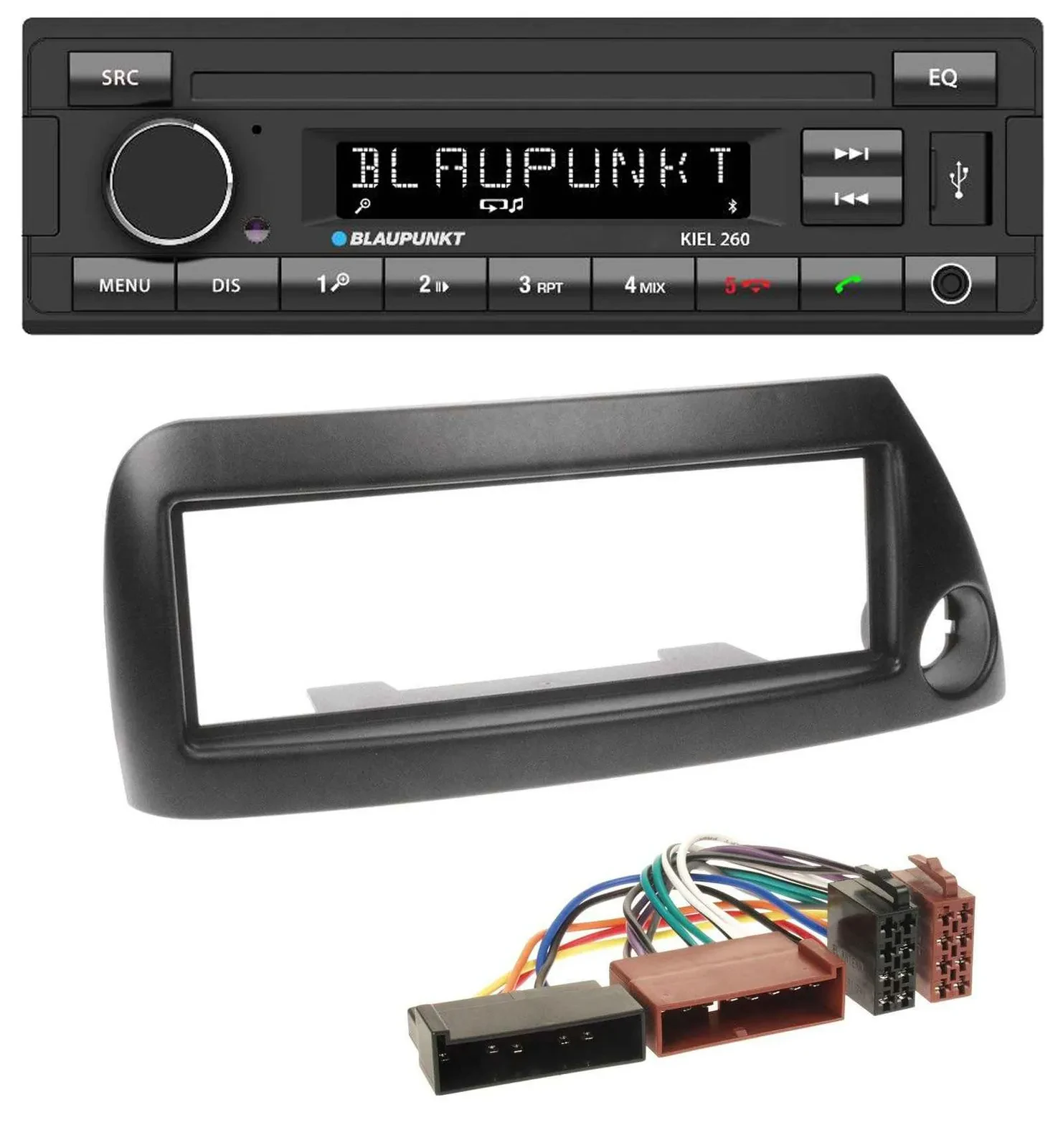 Blaupunkt USB DAB Bluetooth MP3 Autoradio für Ford Ka (bis 2008) - schwarz
