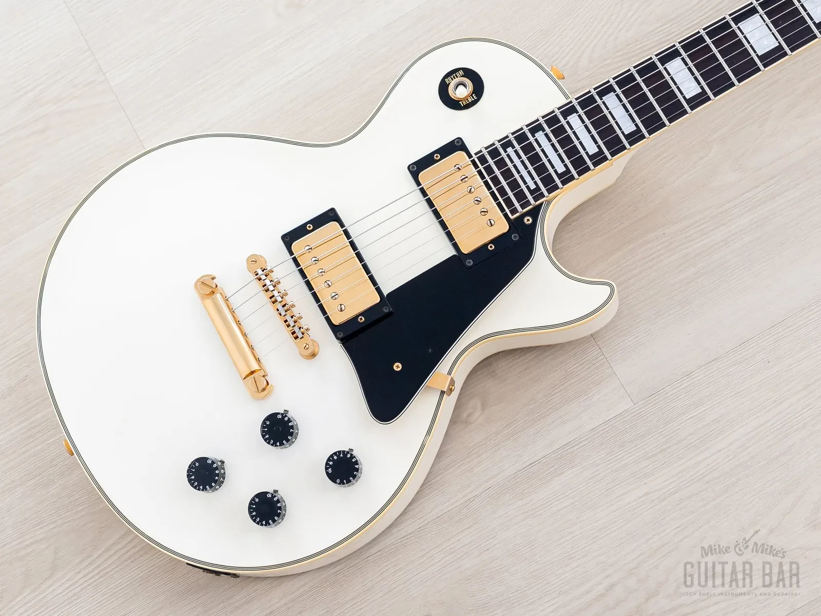 1990 Orville Les Paul Custom LPC-75 Alpine White Gibson-Licensed, Japan Terada