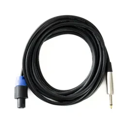 Audio Lautsprecherkabel 5m Schwarz Speaker Twist Klinke Mono 2x2,5mm² Passive