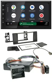 Kenwood DAB Bluetooth USB MP3 2DIN Autoradio für BMW 5er E39 X5 E53 Aktivsystem
