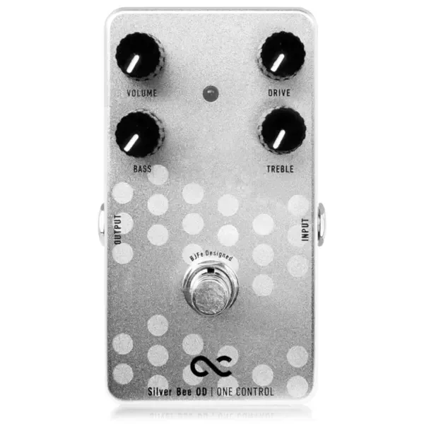 Педаль эффектов для электрогитары One Control Silver Bee Overdrive Effects Pedal