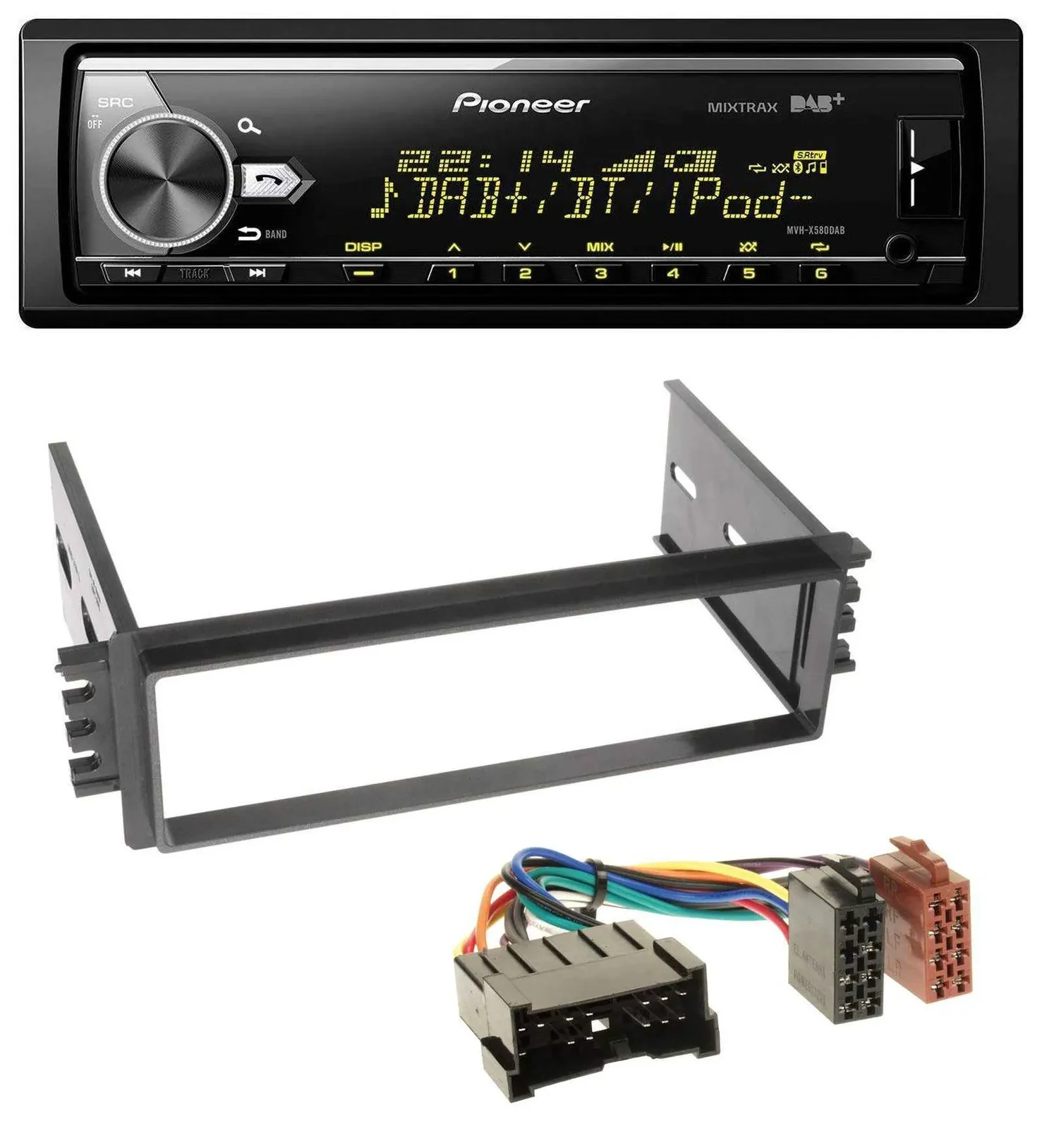 Pioneer Bluetooth USB DAB MP3 Autoradio für Hyundai Accent (2002-2005)