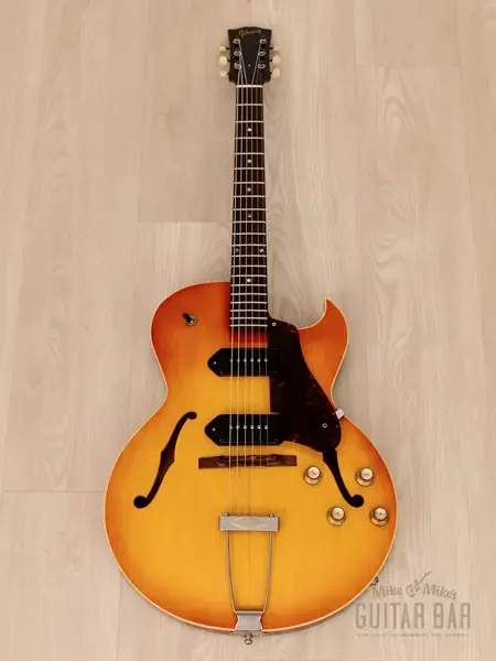 Электрогитара полуакустическая Gibson ES-125 TDC Vintage Thinline Hollowbody Guitar, Near-Mint w/ Case 1964