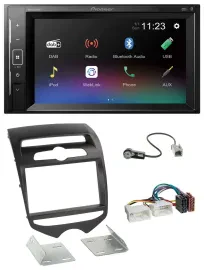 Pioneer DAB MP3 2DIN Bluetooth USB Autoradio für Hyundai ix20 ab 2010 man. Klima