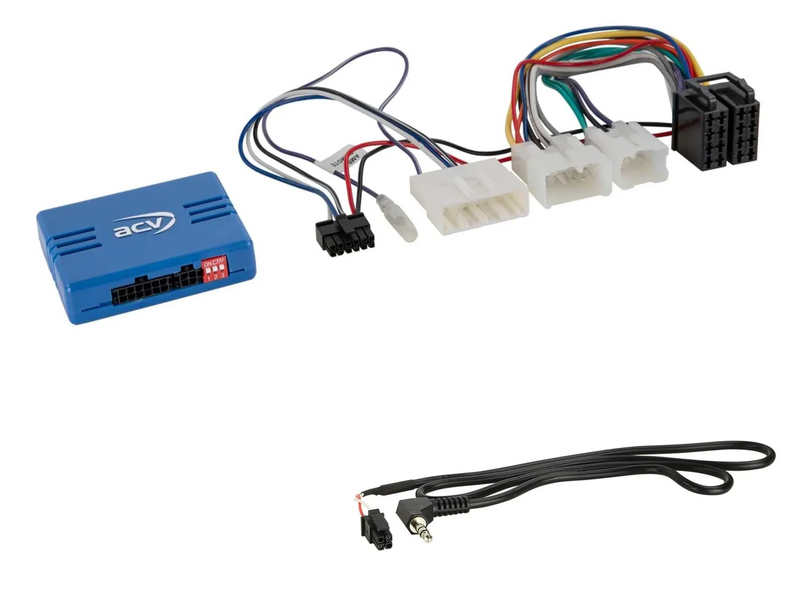 ACV Lenkradadapter für Toyota 10/6/20 Pin analog Clarion JVC Klinke